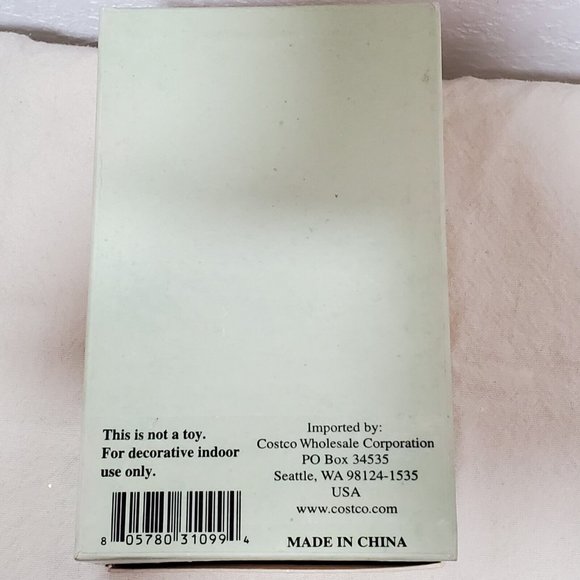 Victorian Glitter Winter Angels Porcelain Ornament Christmas decor boy 5.5" - Picture 10 of 12